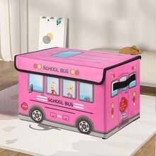 Caja de almacenamiento de coche de dibujos animados japoneses, organizador de ropa plegable para dormitorio, a prueba de agua y humedad, caja de almacenamiento de juguetes y aperitivos, caja de almacenamiento de bloques de construcción - Multicolor - Ver 9