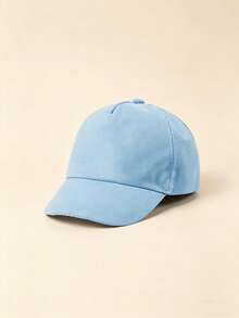1pc Infant Solid Color Soft Brim Baseball Cap, Multiple Colors Available, Fashionable Minimalist, Lightweight Soft Sun Protection, Suitable As Birthday/Holiday Gift, Everyday Wear For Baby Boys And Girls In Spring/Summer - Multicolor - View 12