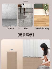 10pcs Set, Baby Room Floor Mat Decor, Fluffy Carpet For Bedroom, Living Room Large Area Rug, Soundproof Pad, Reusable Static Adsorption Mat, Nursery Holiday Floor Decoration Gift - Multicolor - View 8