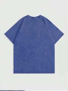 [100% Pre-Washed Cotton] Let Them Shirt Gift For Her, Aesthetic Tee, Cute Gift, Aesthetic Tee, Cotton Shirt-Vintage Street Style Unisex Loose Cotton S - 藍色 - 查看 2