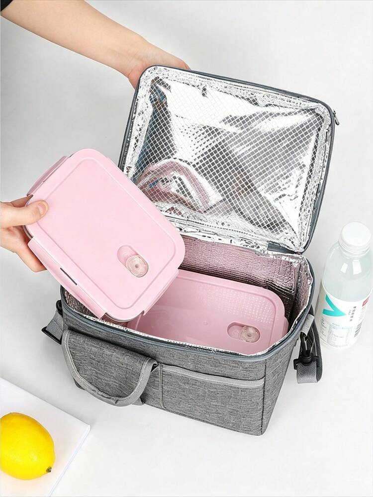 1pc Multi-Function Baby Insulation Bag, 8.4L Large Capacity Easy-Clean Bottle & Food Warmer Organizer Bag, Portable Mommy Bag With Multiple Carrying Methods - Multicolor - View 5