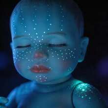 ziyiui Ultra Realistic 20" Full Silicone Baby Doll, Luminous Alien Newborn With Detailed Features, Best Role Play Educational Birthday Gift For Boys Girls - Mix - View 4