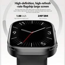 Smartwatch With Wireless Calling (Answer/Make/Reject Calls), 1.88-Inch Full Touch Color Screen, Multiple Sports Modes, Heart Rate/Sleep Monitoring, Alarm, Unisex, Holiday Gift, Fitness Tracker - View 6
