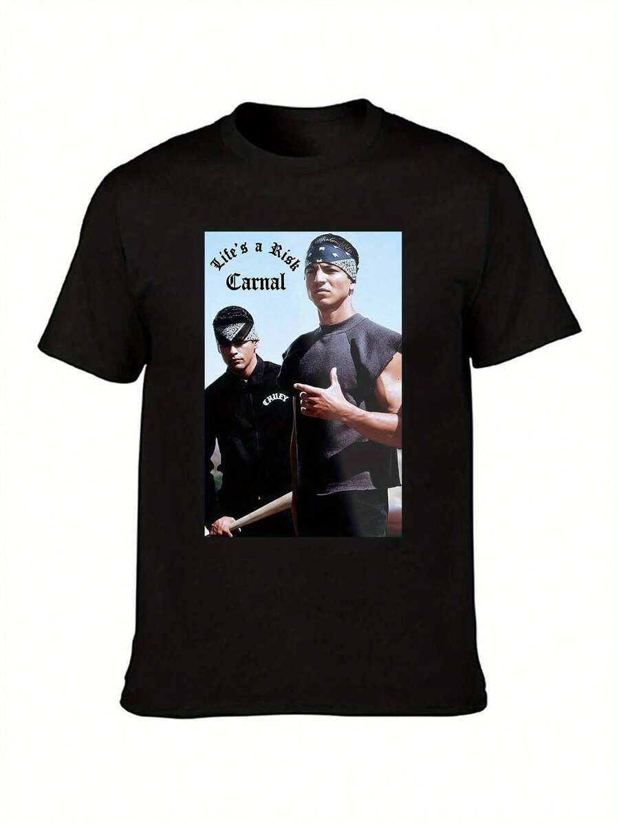 Witziges "Blood in Blood Out"-Shirt – Geschenk für Männer – Lockere und bequeme Passform - Zurück - Übersicht 1