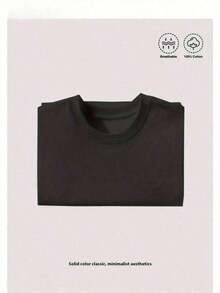 Father's Day Camouflage T-Shirt - Men's 100% Cotton Vintage Street Style T-Shirt, Comfortable Short Sleeve Crew Neck, Essential For Men, Can Be Used As A Gift - 黑色 - 查看 3