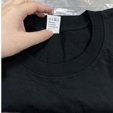 Red Strawberry Ice Cream Pattern Comfortable Fabric Short Sleeve - Black - View 5