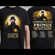 Les Claypool Claypool Gold 2026 Summer Tour T-Shirt - Black - View 1