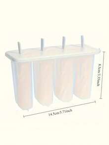 Leak-Proof Popsicle Mold - With Lid And Sticks - Homemade Ice Cream Tool - Home Ice Cube Tray (Christmas Halloween Essential) - Solid Color - View 8