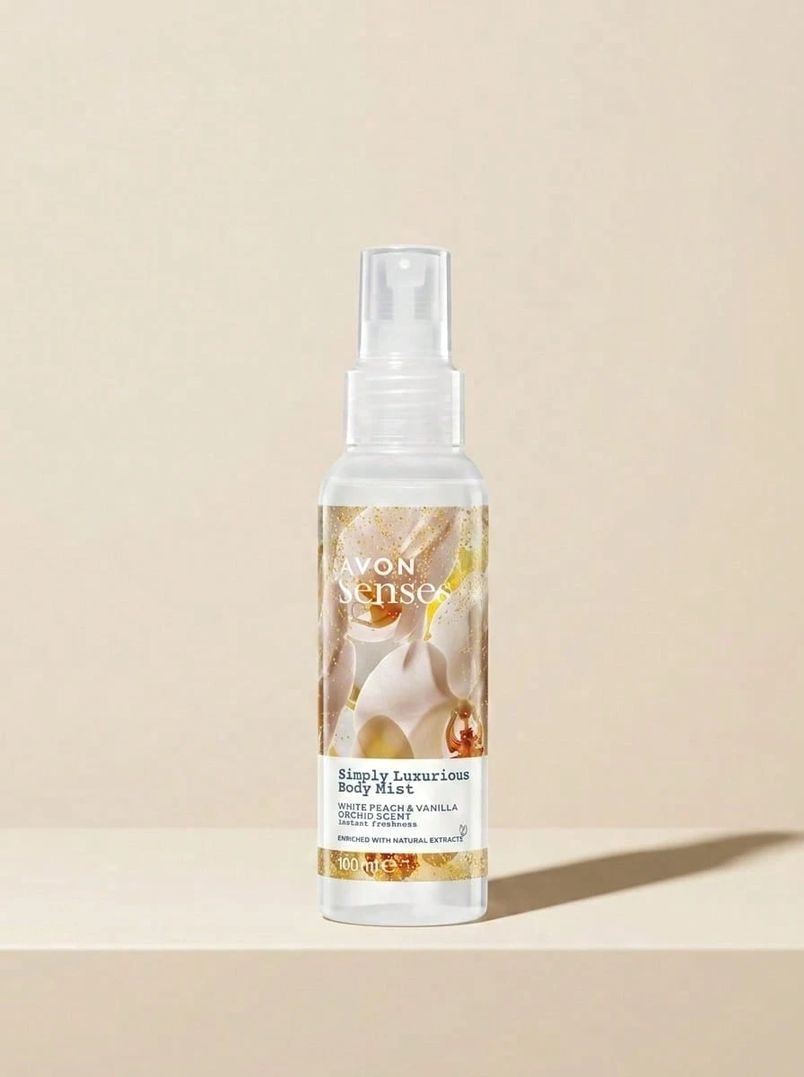 Avon Senses Peach & Vanilla Body Mist 100ml - 果味 - 100 毫升 - 查看 1