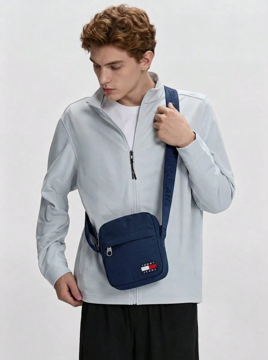 Tommy Hilfiger Essential Daily Women's Reporter Bag Navy - 黑色 - 查看 1