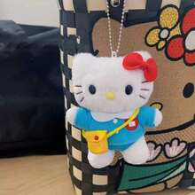 SANRIO 1個三麗鷗 Hello Kitty 絨毛娃娃吊飾，幼兒園背包裝飾，兒童節禮物 - 彩色 - 查看 5