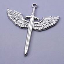 1pc Fashionable Punk Style 304 Stainless Steel Vacuum Electroplated Cross Pendant, Durable Cross Charm Suitable For Bag Decoration, DIY Jewelry Making, Necklace, Bracelet, Earrings - Picture - View 26