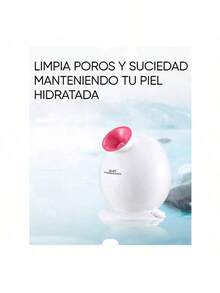 Vaporizador Humidificador Facial Multifuncional Spa Ozono Estetica Barberia Casa Hogar Instrumento De Vapor Belleza Profesional Skin Para Rostro Cuidado Poros Puntos Negros Para Exfoliar Lucir Un Cutis Humectado Libre De Impurezas - Blanco - Ver 5
