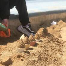 Eiscreme Strandspielzeug Kegelform Sandgrabwerkzeuge Rollenspielspielzeug - Verschiedenfarbig - Übersicht 10