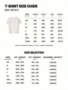 Women's Short-Sleeved T-Shirt Made From 100% Cotton With A Fresh And Stylish Slogan Print, Also Available In Plus Sizes, Ideal For Spring/Summer And Year-Round Use, Women's Sportswear, Soft And Breathable White Short-Sleeved Top, Perfect For Holidays. - 黑色 - 查看 6