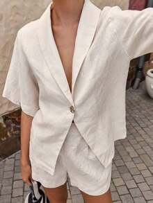Flora Isola Flora Isola Set de 2 conjuntos casuales de estilo bohemio para mujer - Albaricoque - Ver 6
