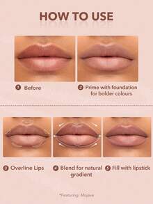 SHEGLAM [2 Pcs] So Lippy 唇線筆組合 品牌美妝化妝品 適合女士與女孩 - 但首先,咖啡+中性 - 查看 7