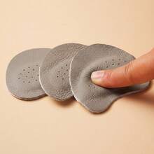 1-5 Pairs Soft Shock-Absorbing, Sweat-Absorbing, Anti-Slip Leather Forefoot Pads For High Heels, Suitable For Summer Sandals, Self-Adhesive Invisible Forefoot Pads - Apricot - View 6