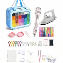 Fuse Beads Kit-120 Colors 30000 2.6mm, Built-In Iron Crafts Supplies Women, Great Supplies Fuse Beads Artist All-In-One - C - View 1