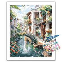 16x20 Inch Adult Digital Oil Painting Kit - Canvas, Acrylic Paint Set With Brushes, Perfect For Home Decor And Gifts For Birthday, Father's Day, Christmas, Mother's Day - Multicolor - View 6