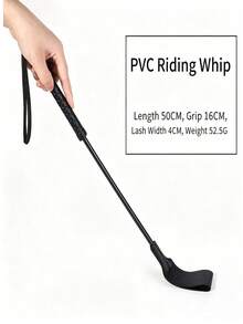 1pc Lightweight Riding Crop With Wrist Strap, Suitable For Daily Training And Competitions | 50cm Durable Riding Whip, Suitable For Daily Riding, High-Quality Equestrian Whip | Non-Slip Handle, Flexible Shaft, Easy For Riders And Coaches To Store And Use - Multicolor - View 6
