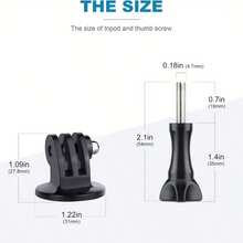 chaohongjia 6-Piece Set Suitable For To 1/4 Inch Adapter, Action 6/5 Pro/4 Sports Camera Selfie Stick Interface To 1/4 Inch Screw - View 5
