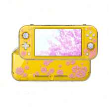 1件/套 透明樱花/猫爪图案保护硬壳，适用于Switch/Switch Lite游戏机 - 彩色 - 查看 3