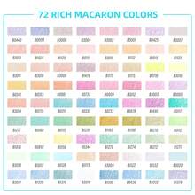 72 Soft Core Macaron Colored Pencils Set,Pastel Colors For Seamless Blending, Shading, And Sketching In Adult Coloring Books - 72種顏色 - 查看 2