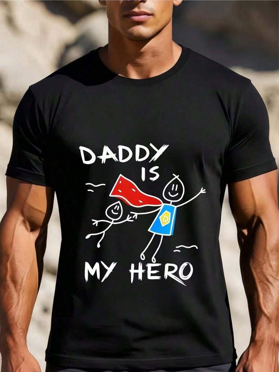 Men's Summer T-Shirt | Father's Day Gift, Gift For Dad - Yellow - View 1