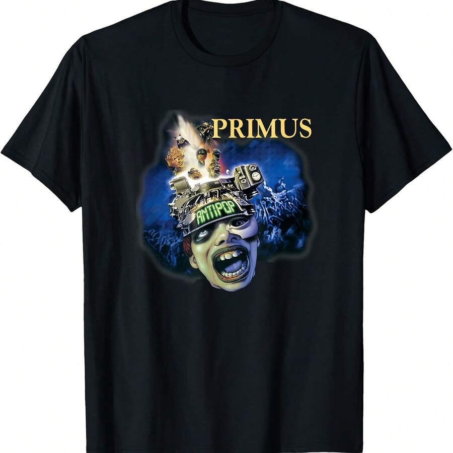 Primus Anti-Pop Graphic T-Shirt - Black - View 1