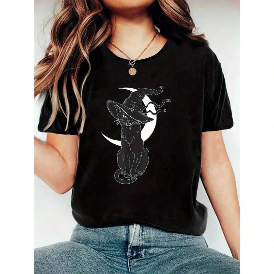 Women T-Shirts - Black - View 1