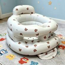 Baby Inflatable Seat Infant Support Seat Baby Sitting Up Chair Toddler Inflatable Sofa For 4 Months  Up - A - View 1