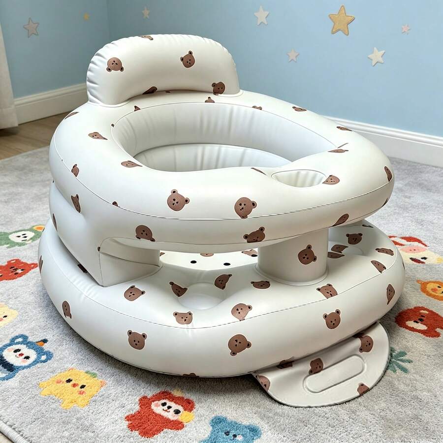Baby Inflatable Seat Infant Support Seat Baby Sitting Up Chair Toddler Inflatable Sofa For 4 Months  Up - A - View 1