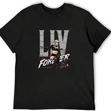 Men Tshirt Liv Morgan Liv Forever T-Shirt - Black - View 1