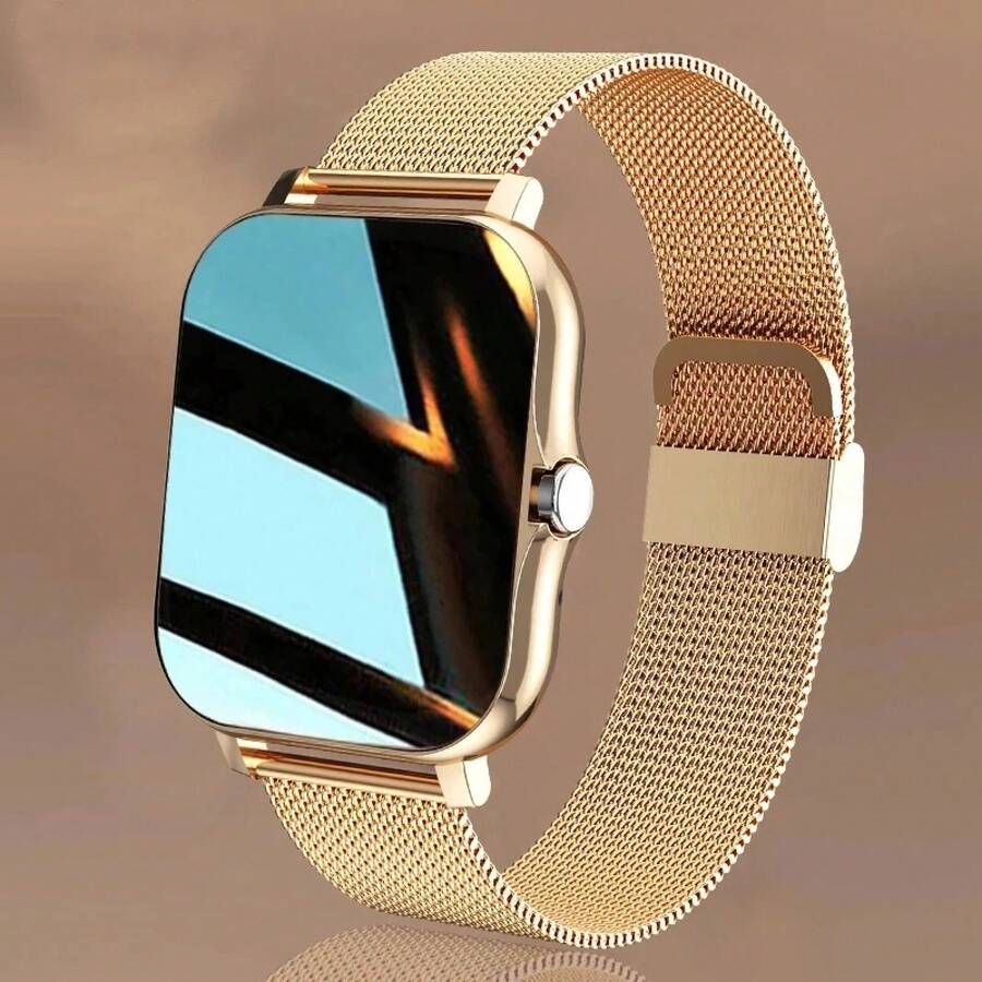 K-TOUCH GT20 Fitness Smartwatch – Step Tracker, Sports Activity, Touchscreen & Bluetooth Calling Smart Band - Diamond + Silicone - View 1