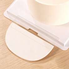 2/5 piezas Rasqueta para crema de pastel, Rasqueta suave transparente de plástico, Herramienta alisadora de pastel, Nivelador de crema, Rasqueta para dar forma a la crema batida y mousse, Juego de herramientas esenciales para decoración de pasteles en el hogar - Ver 3