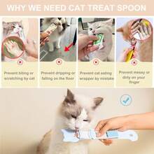 Thìa ăn dặm cho mèo, thìa ăn dạng que, thìa ăn dặm dễ sử dụng, thích hợp cho thức ăn ướt cho thú cưng, phù hợp với các loại thức ăn dạng sệt cho mèo. - 500ml - Xem 5