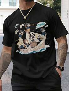 T shirt homme modern confort respirant détente style casual 4982ae323fadc49ad2c2a256d0dda0d8 tendance top choix mode nouveauté usage quotidien - Noir - Voir 2