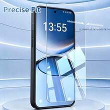 2pcs Apple High Definition Tempered Glass Screen Protector Anti-Fall Anti-Explosion Anti-Dust With Dust-Free Installation Kit 17/16ProMax Full Screen High Transparency Non-Yellowing Eye Protection Anti-Blue Light Phone Film Compatible With 15/14/13/12/11 - Clear - View 7