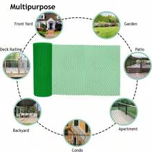Outdoor Protective Netting, PC Plastic Mesh Fence, Multi-Functional Garden Fencing Net (Suitable For Pets And Poultry), Small Animal Protective Netting (Suitable For Rabbits, Chickens, Dogs), Snake-Proof Outdoor Protective Netting (Green) - Multicolor - View 8