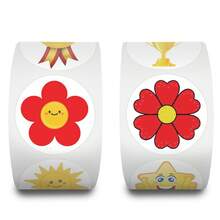 500pcs Reward Stickers For Children, Student Incentive Stickers, Kindergarten Kids Stationery Stickers, Office & Learning Supplies/Stationery Stickers/Doodle Stickers, Suitable For Birthday/Easter /Christmas/Family/Friends/Boys/Girls Gifts, Classmates School Gifts - 500pcs - View 5