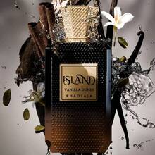 KHADLAJ ISLAND VANILLA DUNES 3.4Oz/100ml, Unisex Perfume For Men And Women, Warm Gourmet Vanilla, Amber And Wood Fragrance, Lasting And Rich Fragrance - 水果&柑橘香調 - 查看 3