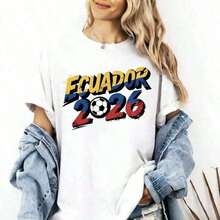 Classic Ivory World Cup 2026 Fan Shirt, Football Lover's Shirt With Ivory Flag, 2026 World Cup Fan Shirt, Gift For The Ivory National Team. Size, Summer Tops. Suitable As A Gift. Women's T-Shirt. Elegant Blouses. Boho Chic. Exquisite Printed T-Shirt. Summer Tee - 白色 12 - 查看 1