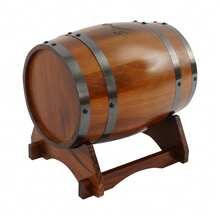 Vintage Wine Barrel Shaped Wedding Card Box, Premium Pinewood Guest Card Holder With Removable Lid, Large Capacity Envelope Collection Box For Wedding Party Baby Shower Graduation Party Decor - A - View 8
