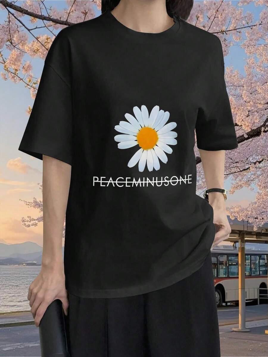 Women T-Shirts - Black - View 1