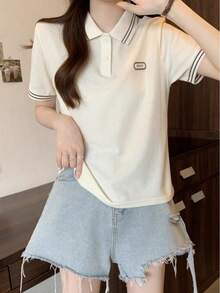 Women Tops - Apricot - View 6