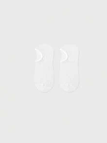 1/2/4/7 Pairs Random Men's Non-Slip Breathable Mesh Ankle Socks, Thin Solid Color Invisible Socks For Summer, Couples Socks - Multicolor - View 18