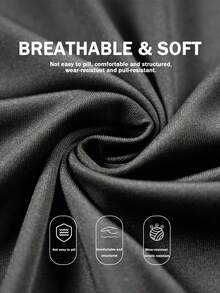 6pcs Men's Sports Compression Set - Breathable Long Sleeve Top & Pocket Long Pants, Elastic Quick-Dry Fitness Running Training Outfit - Black - View 10