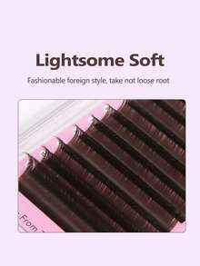 L Curl Brown Cat Eye False Eyelashes, Dark Brown/Medium Brown/Black Brown, Soft Natural Lightweight, 0.05 0.07 Faux Mink Fur, Brown Fine Eyelash Clusters, Makeup Eyelash Extensions, Voluminous Eyelash Extensions - Suitable For Beginners, Parties, Holiday Eye Makeup - L - View 10