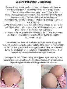 Bettie Doll head 1 and 4 1 個 13 吋 Bettie 矽膠重生娃娃 觸感柔軟重生娃娃 兒童生日禮物 - Silicone Doll - 查看 6